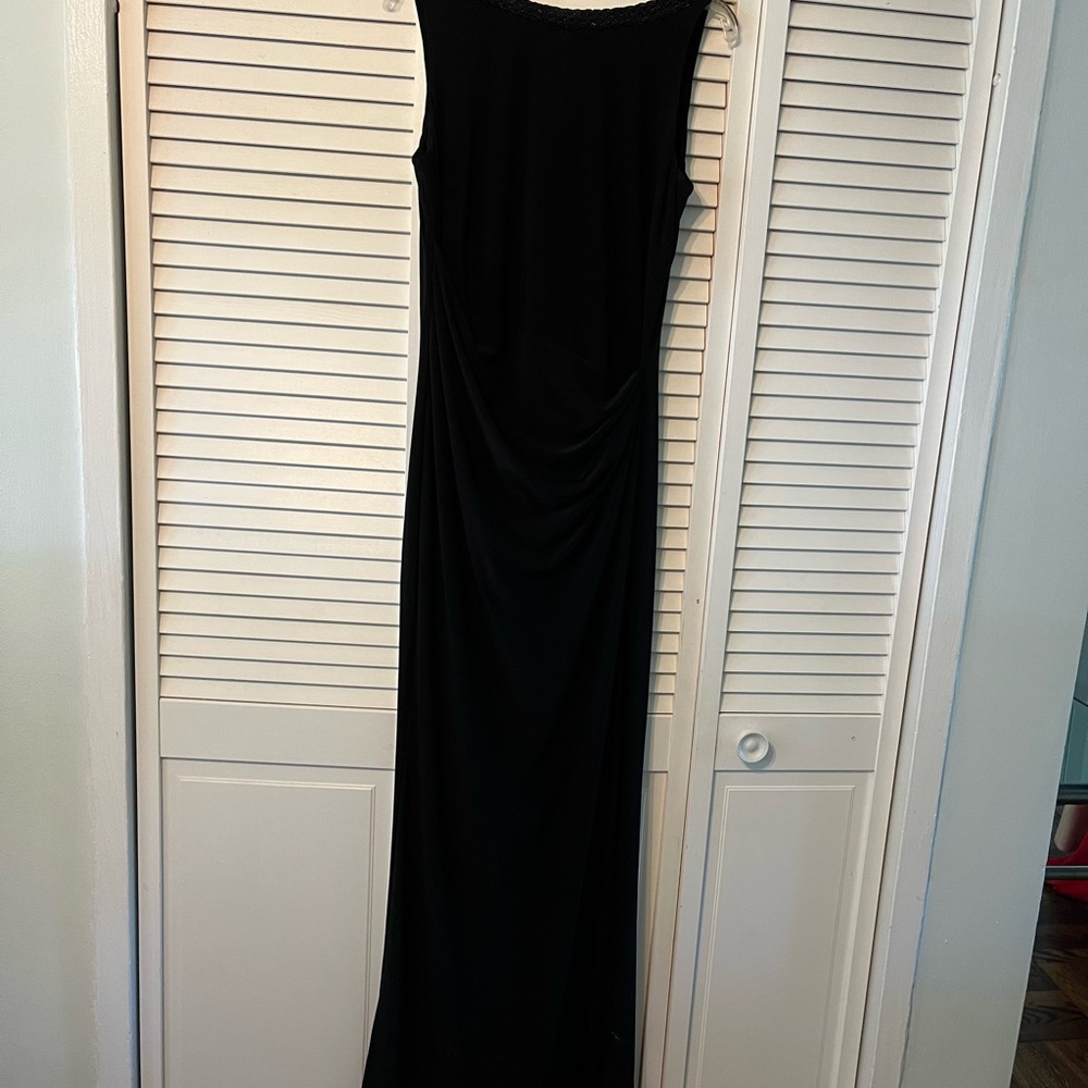 Ralph Lauren classic beaded evening dress